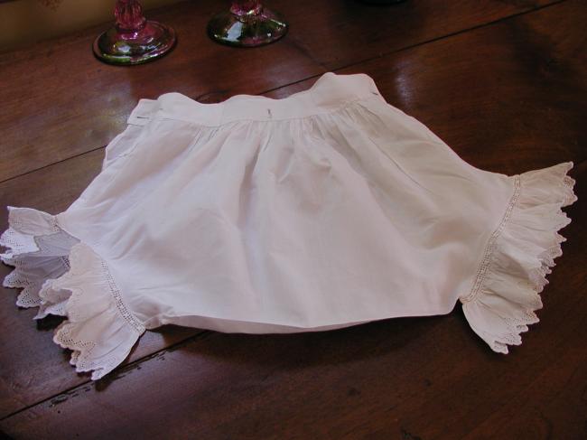 So sweet baby panty with broderie anglaise
