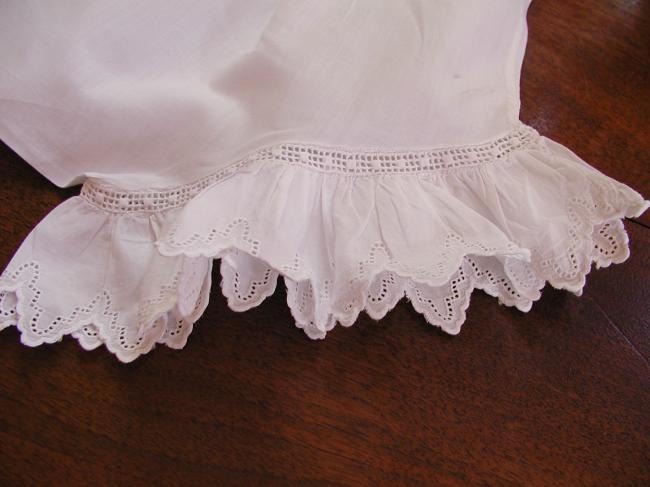 So sweet baby panty with broderie anglaise