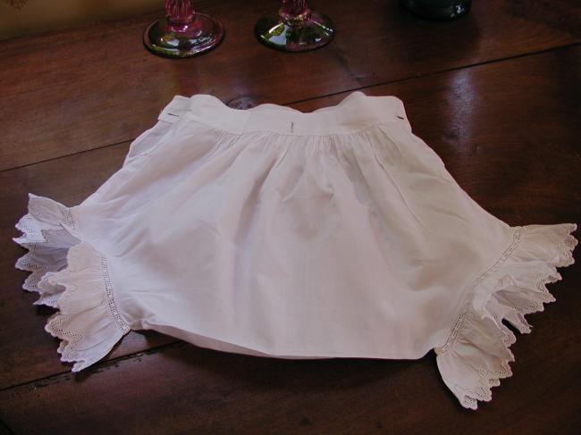 So sweet baby panty with broderie anglaise