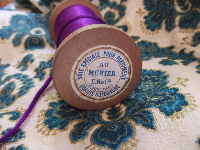 Très rare bobine de soie spéciale pour Parfumerie, qualité supérieure 1900