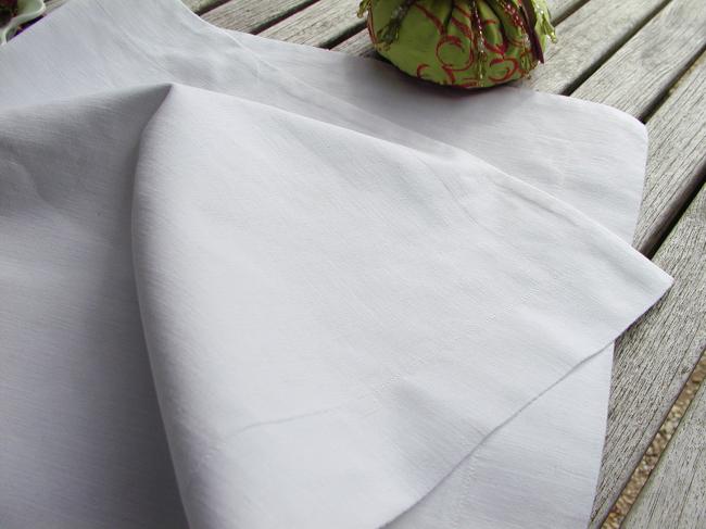 A lovely linen and cotton pillow case, ready to be embroidered ...