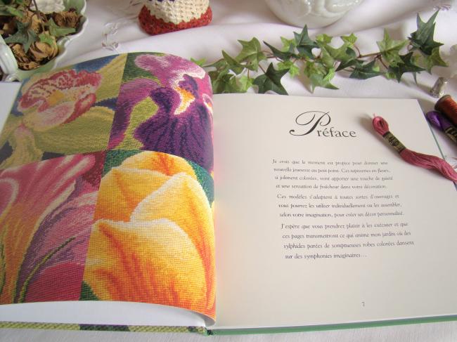 Livre 'Tapisserie en Fleurs' de José Ahumada, éditions LTA, Arts du Fil