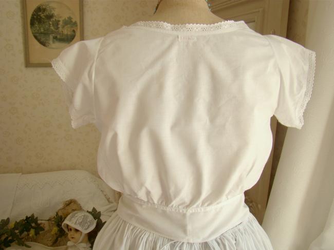 Romantic camisole with broderie anglaise