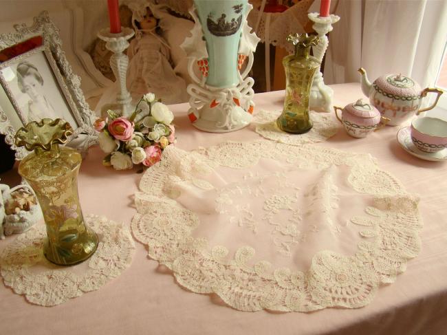 Romantique ensemble de console en tulle et dentelle Princesse