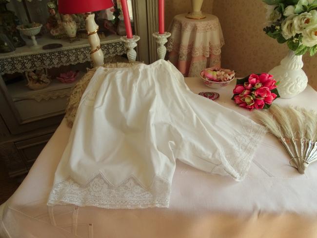 Romantique ensemble combinaison de jour et panty dentelle 1900