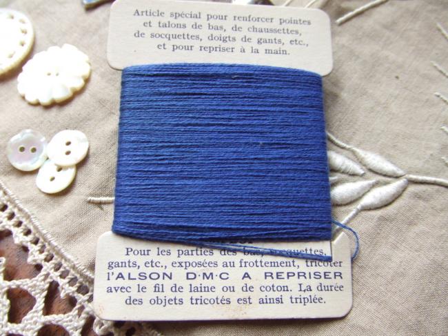 Carte à repriser spécial DMC, couleur Bleu de France N°797, N°25 (50mètres)