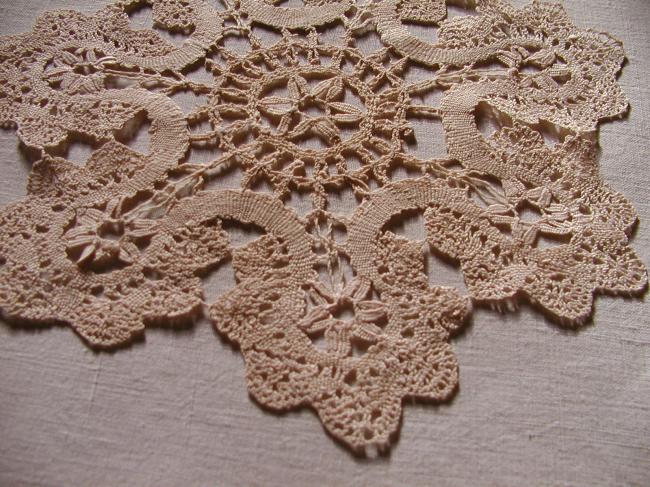 Lovely round Cluny lace doily