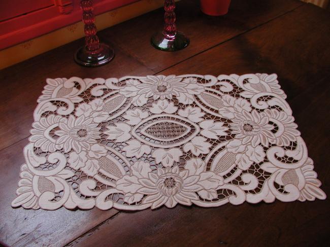 Gorgeous Madeira embroidered trolley mat